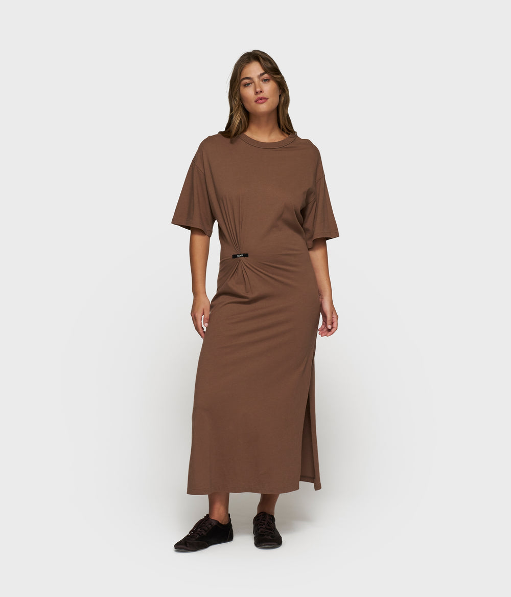 tee dress gathering | truffle