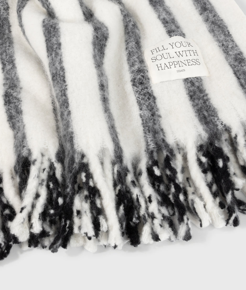 blanket stripes | ecru/black