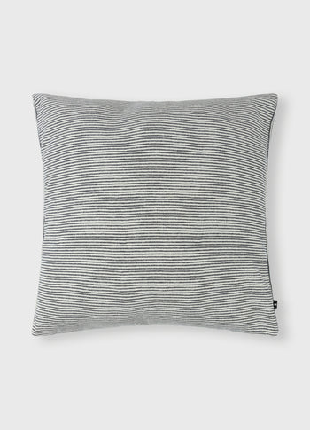 pillow denim stripe 50x50 | ecru