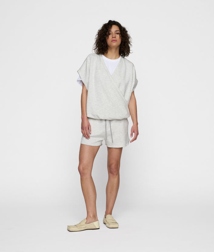 10days bar shorts white grey melee