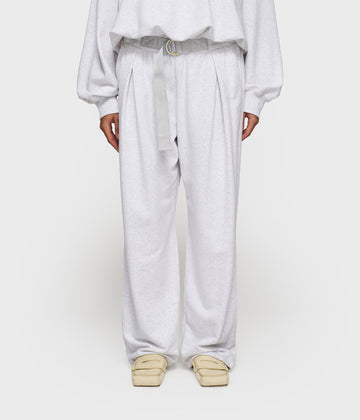 belt jogger | white grey melee