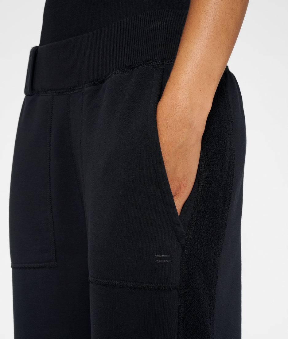side panel jogger | black