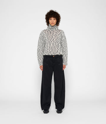 horse riding pants tencel | black