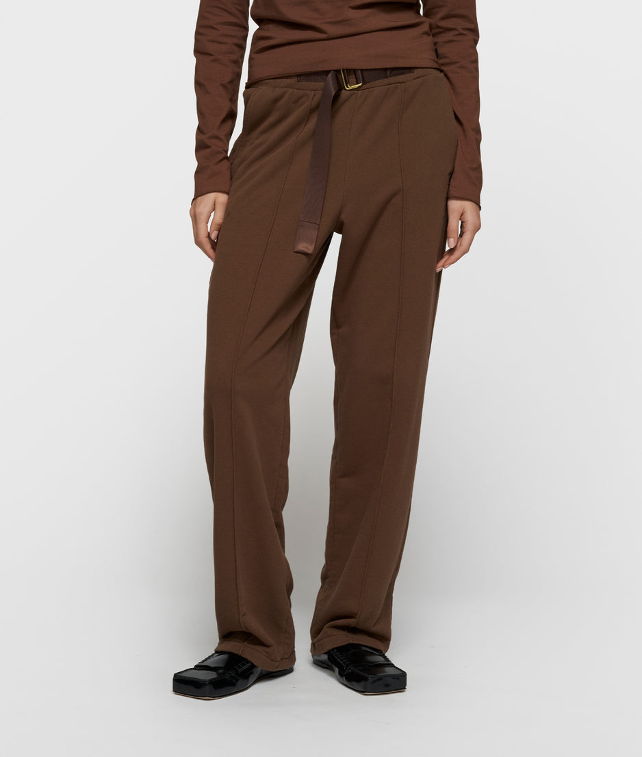 belt jogger | dark truffle