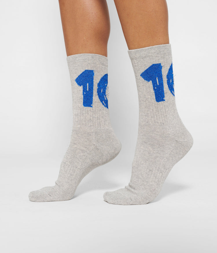 socks 10 | light grey melee