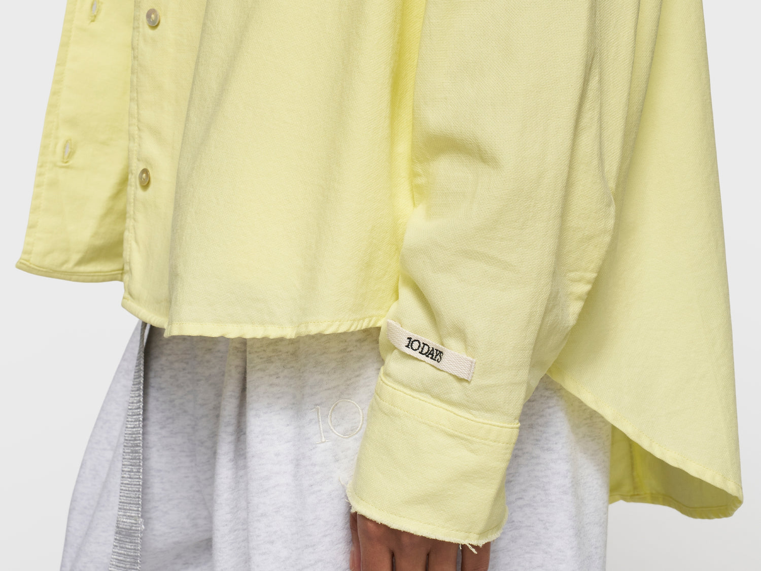 pique shirt | pastel yellow