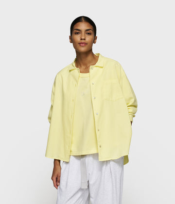 pique shirt | pastel yellow