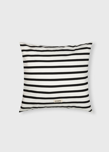 pillow stripes 50x50 | ecru/black