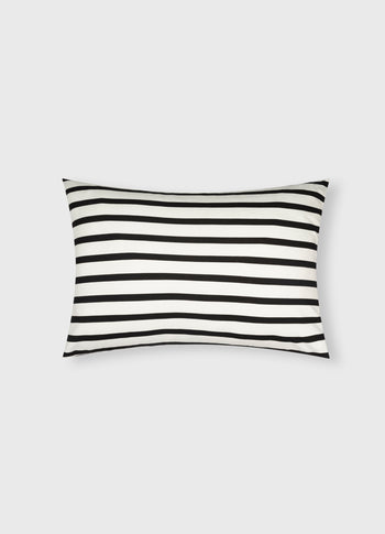 pillow stripes 40x60 | ecru/black