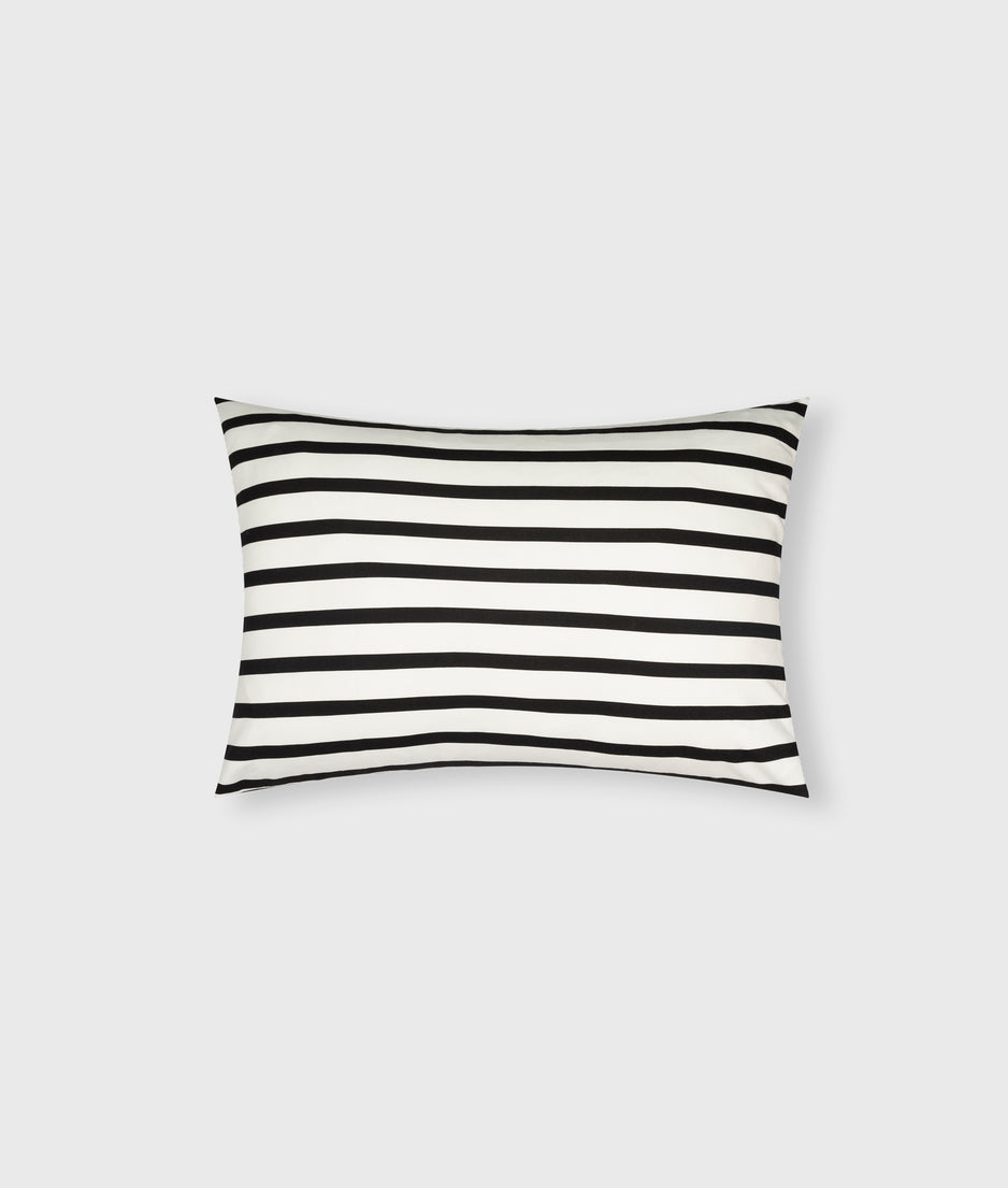 pillow stripes 40x60 | ecru/black