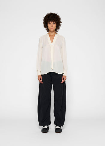 flowy blouse | cream