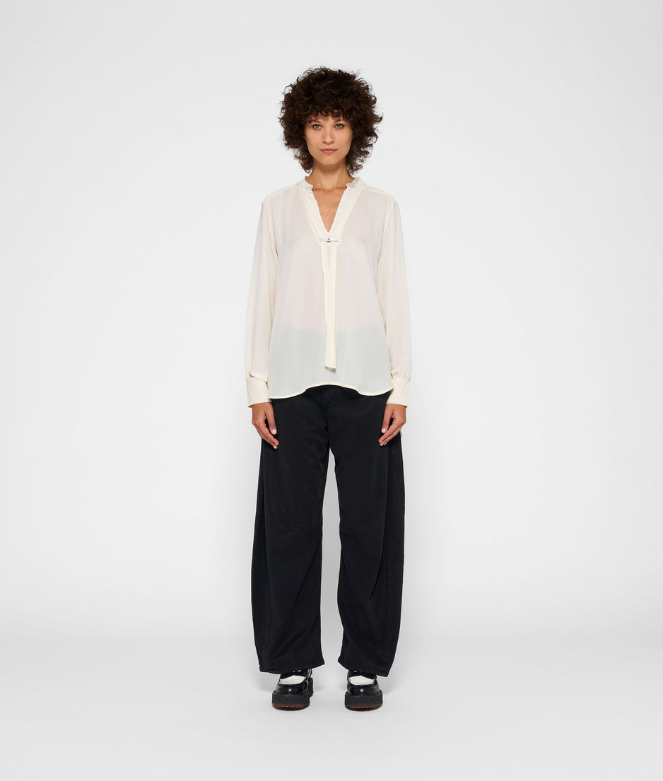 flowy blouse | cream