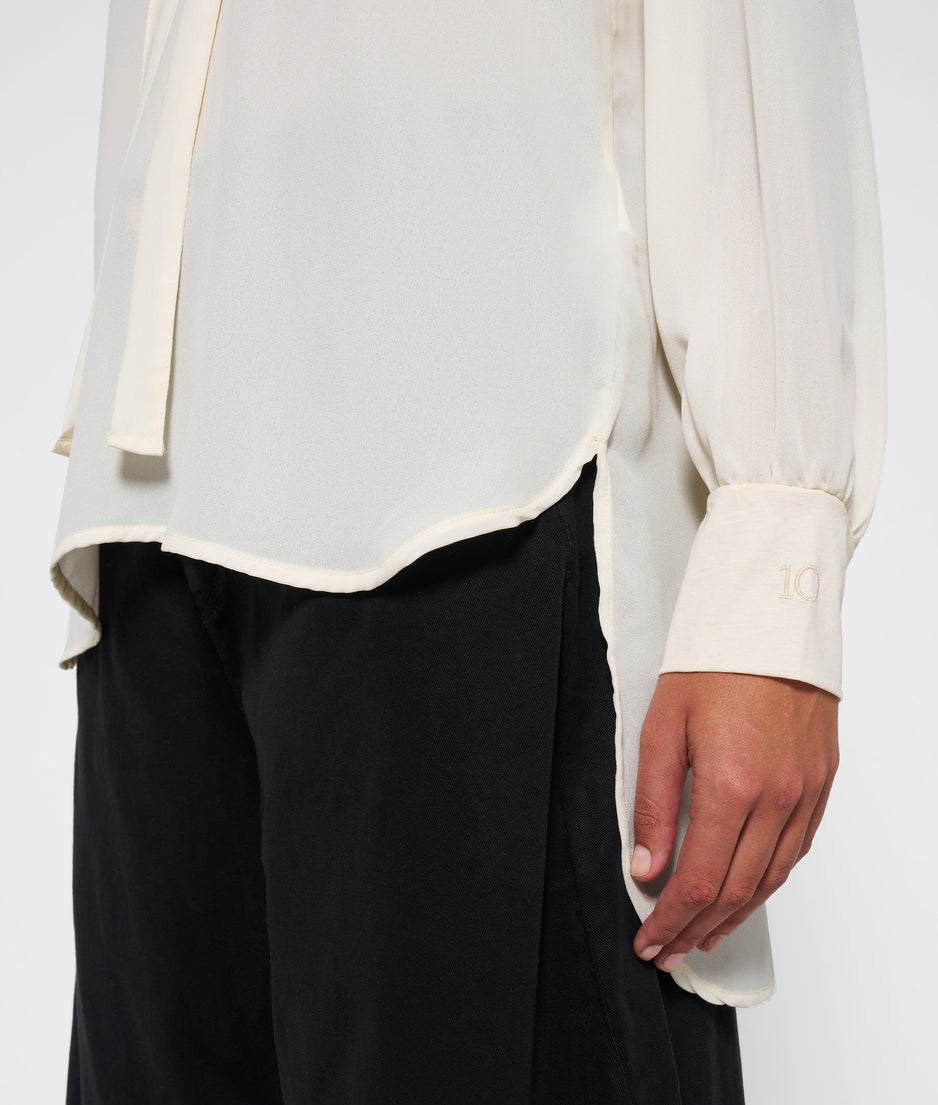 flowy blouse | cream