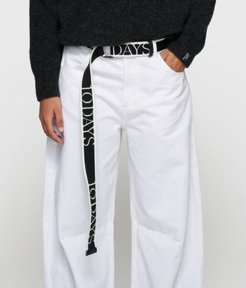logo belt | black