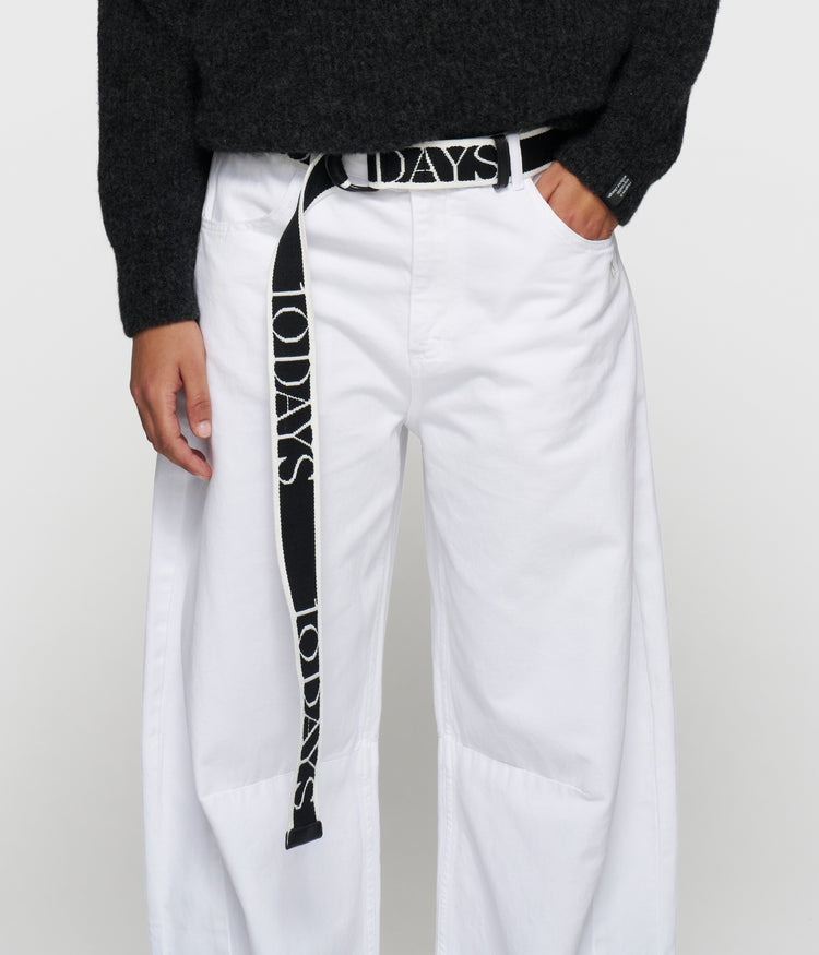 logo belt | black