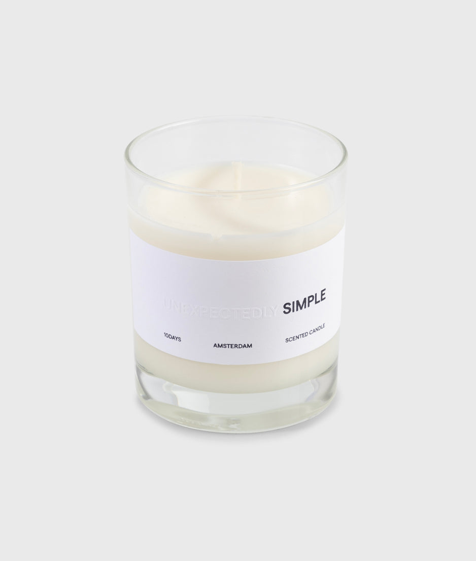 simple scented candle | multicolor