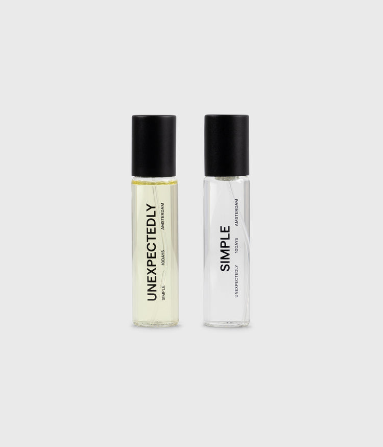 travel set unexpectedly simple eau de parfum | multicolor