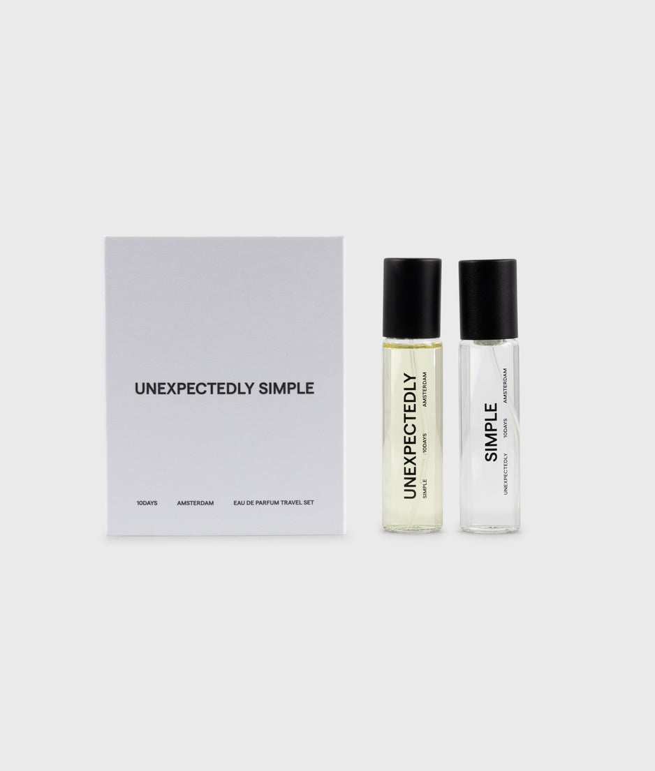 travel set unexpectedly simple eau de parfum | multicolor