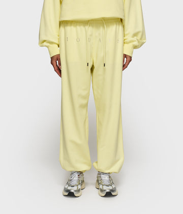 bar jogger logo | pastel yellow