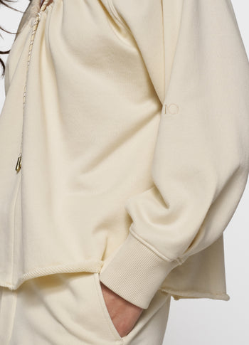 LA sweater gathering | soft vanilla