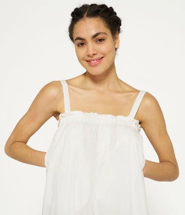 proud salopette | ecru