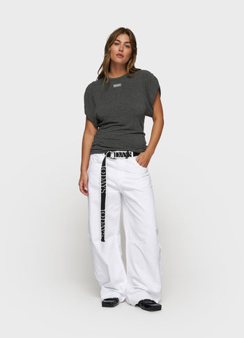 strong shoulder tee modal | antra melee