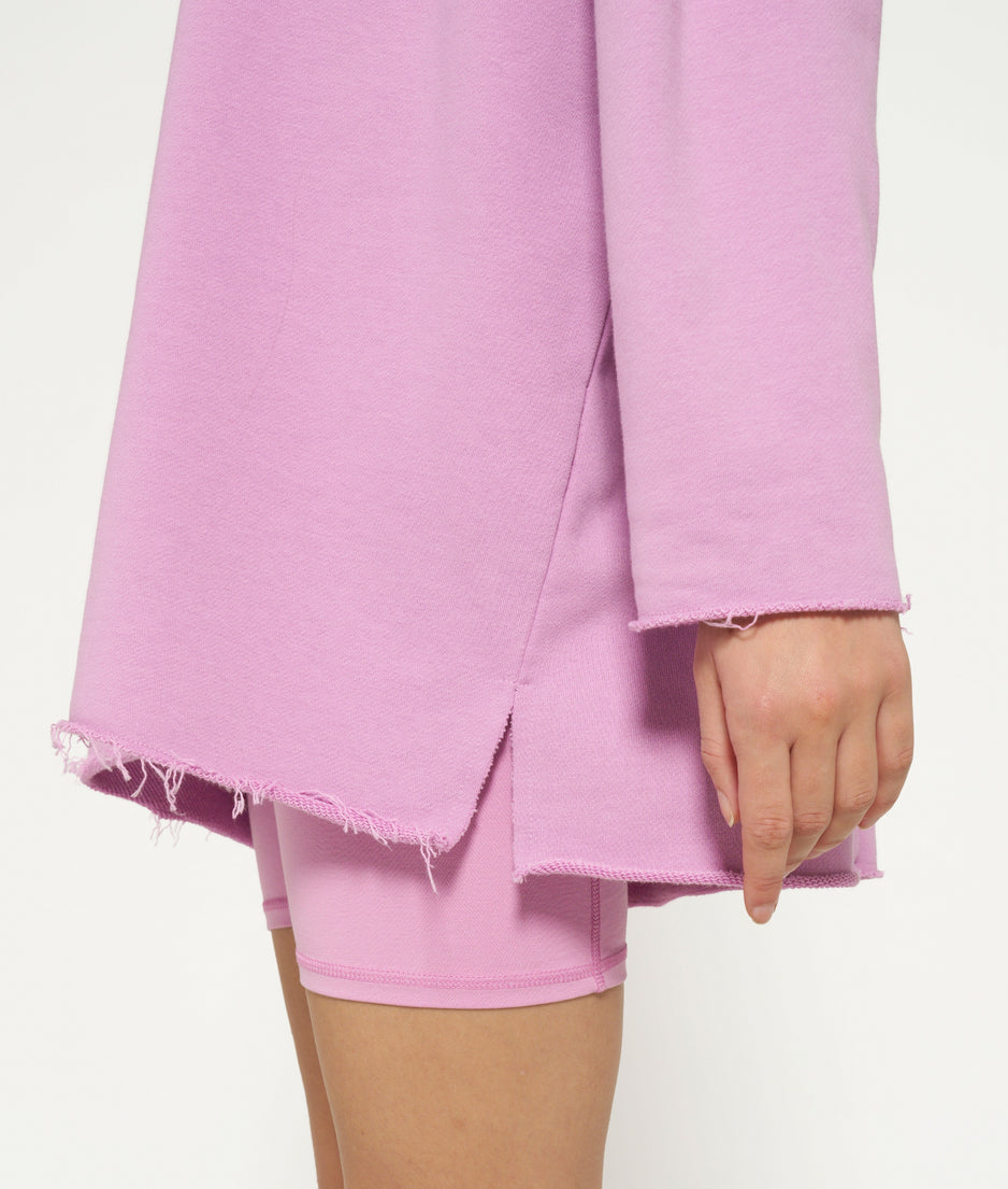 LA fleece sweater | violet