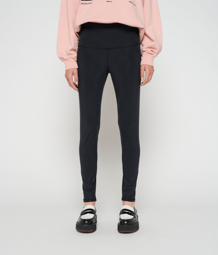 yoga leggings sparkle | black