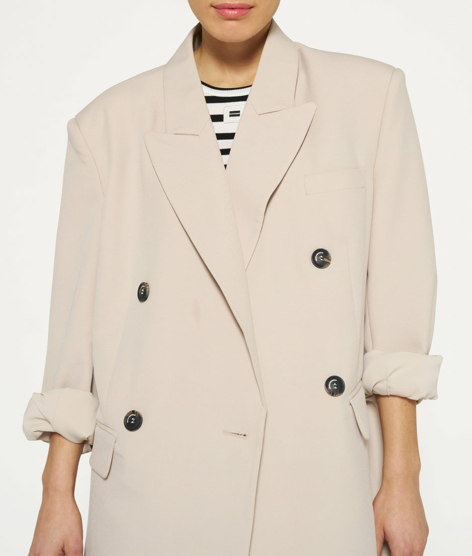 proud blazer | light safari
