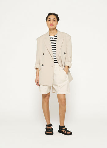 proud blazer | light safari