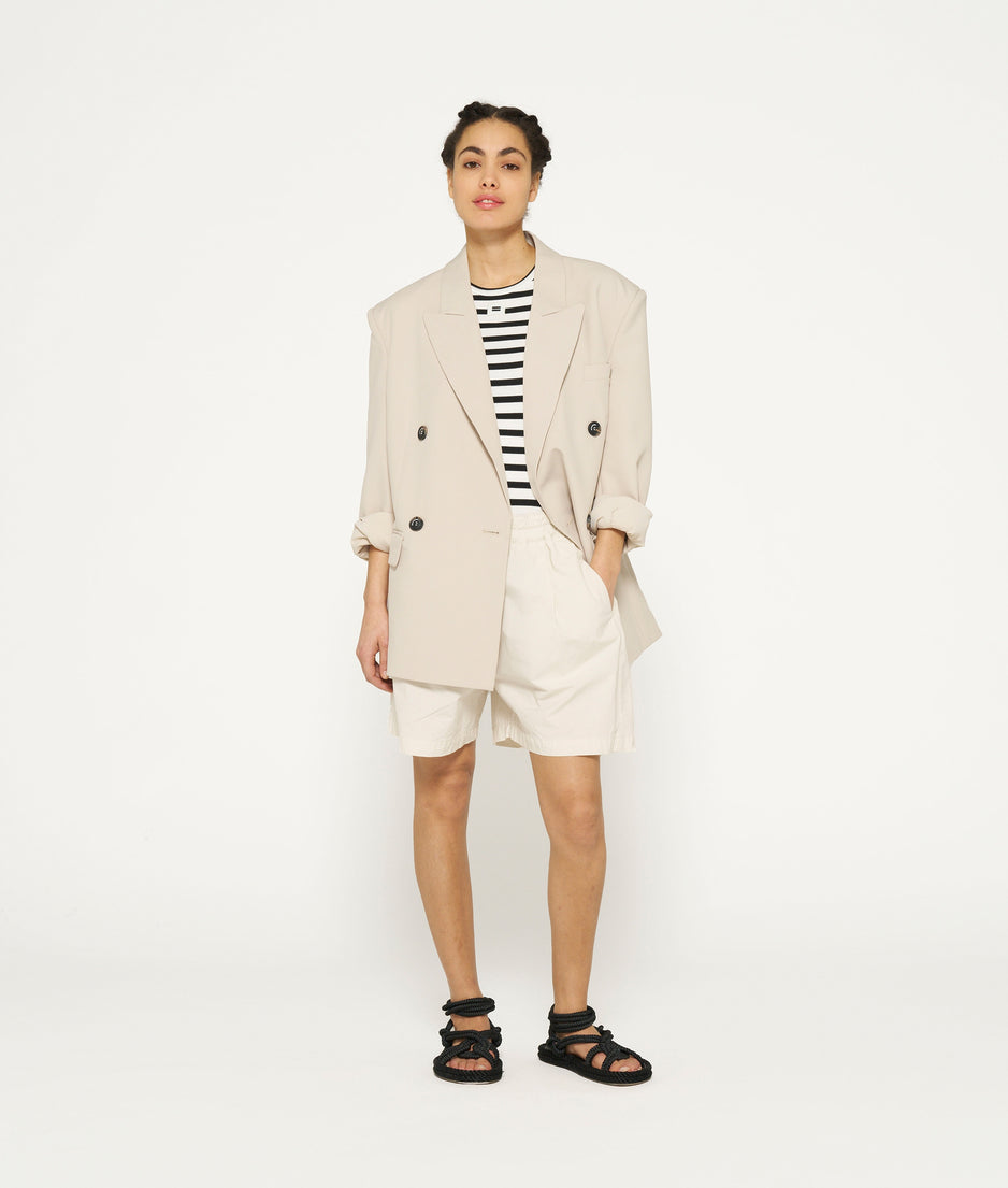 proud blazer | light safari