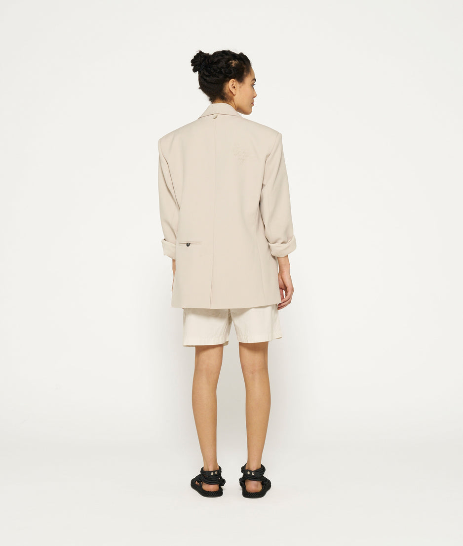 proud blazer | light safari