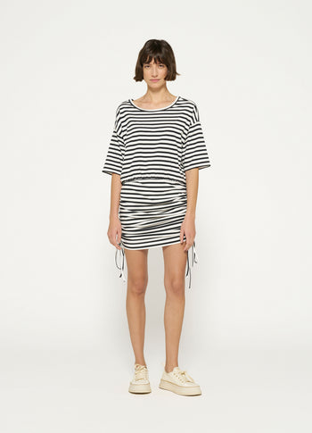 proud dress stripes | ecru/black