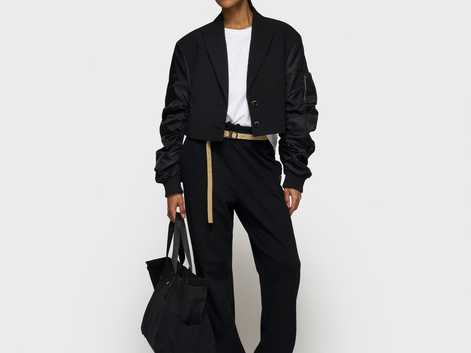 bomber blazer | black