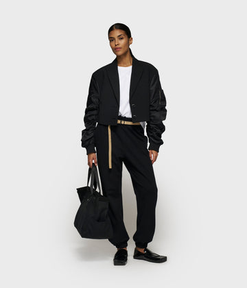 bomber blazer | black