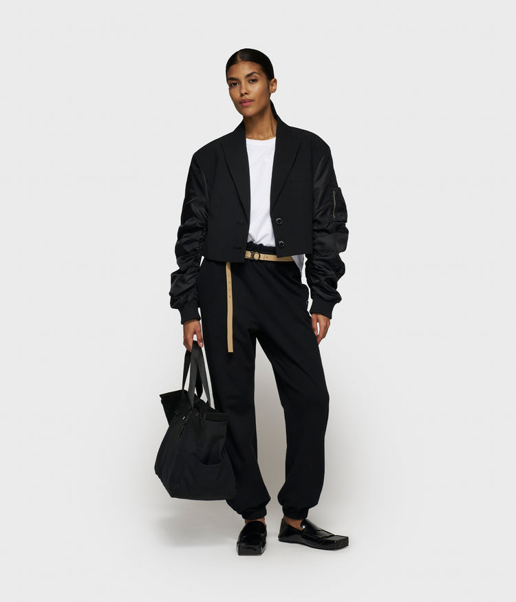 bomber blazer | black