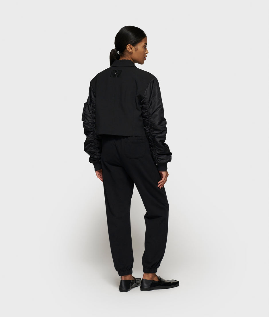 bomber blazer | black