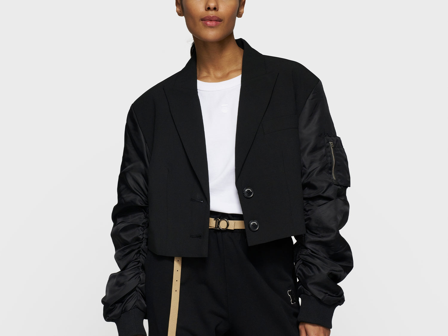 bomber blazer | black