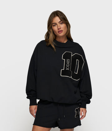 baseball sweater 10 | black