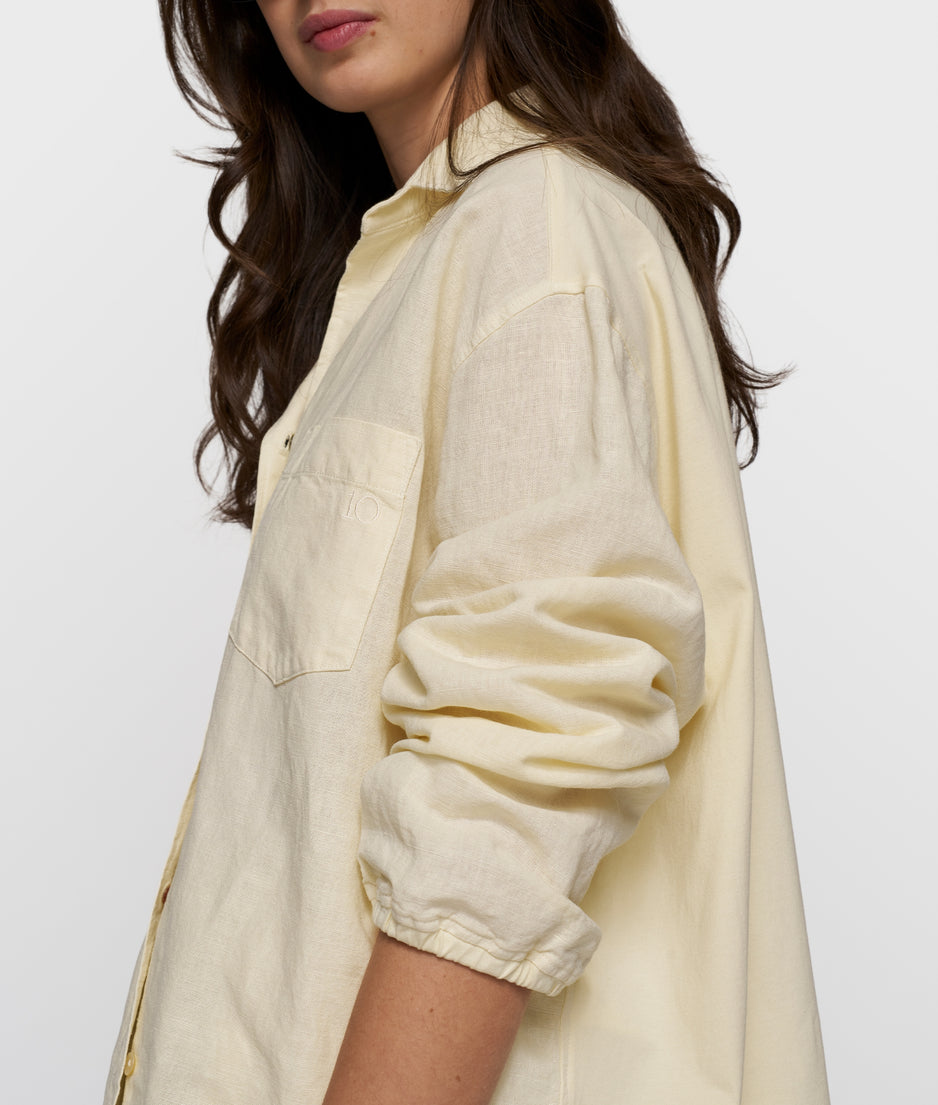 linen shirt | soft vanilla