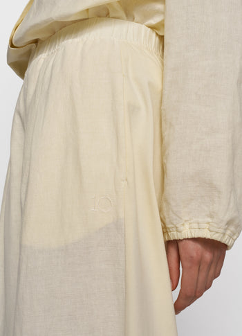 flowy pants linen | soft vanilla