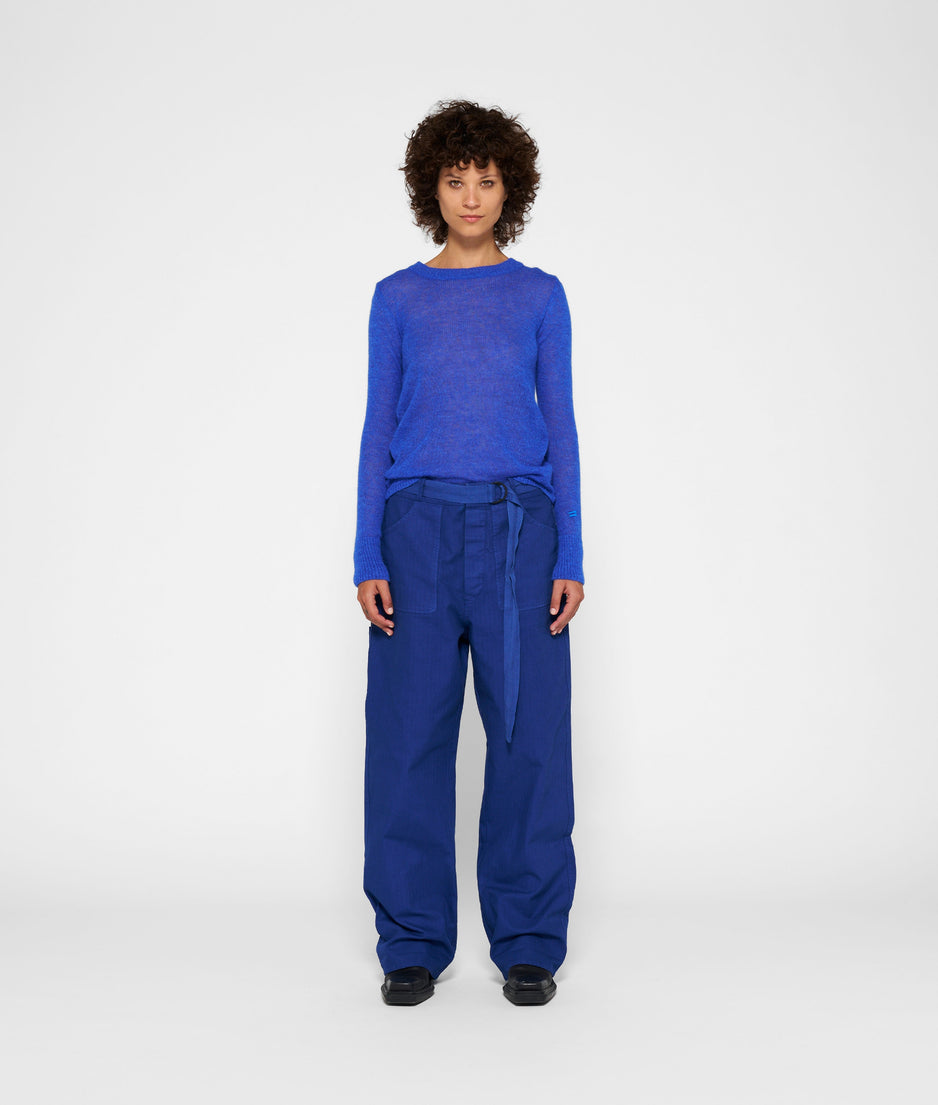 tee thin knit | electric blue