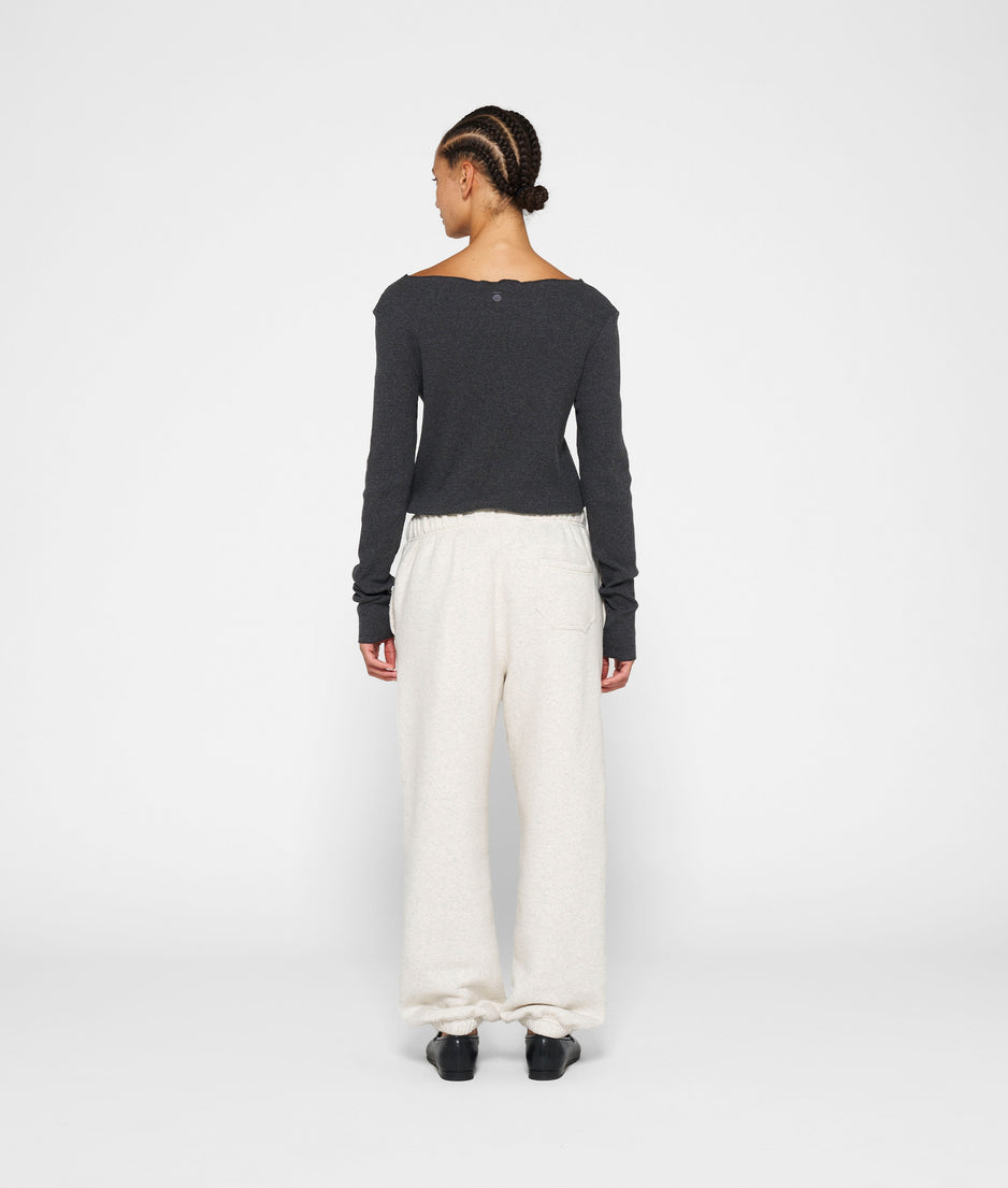 soft rib boatneck tee | antra melee
