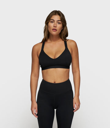 sporty bra | black