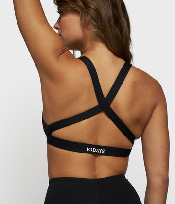 sporty bra | black