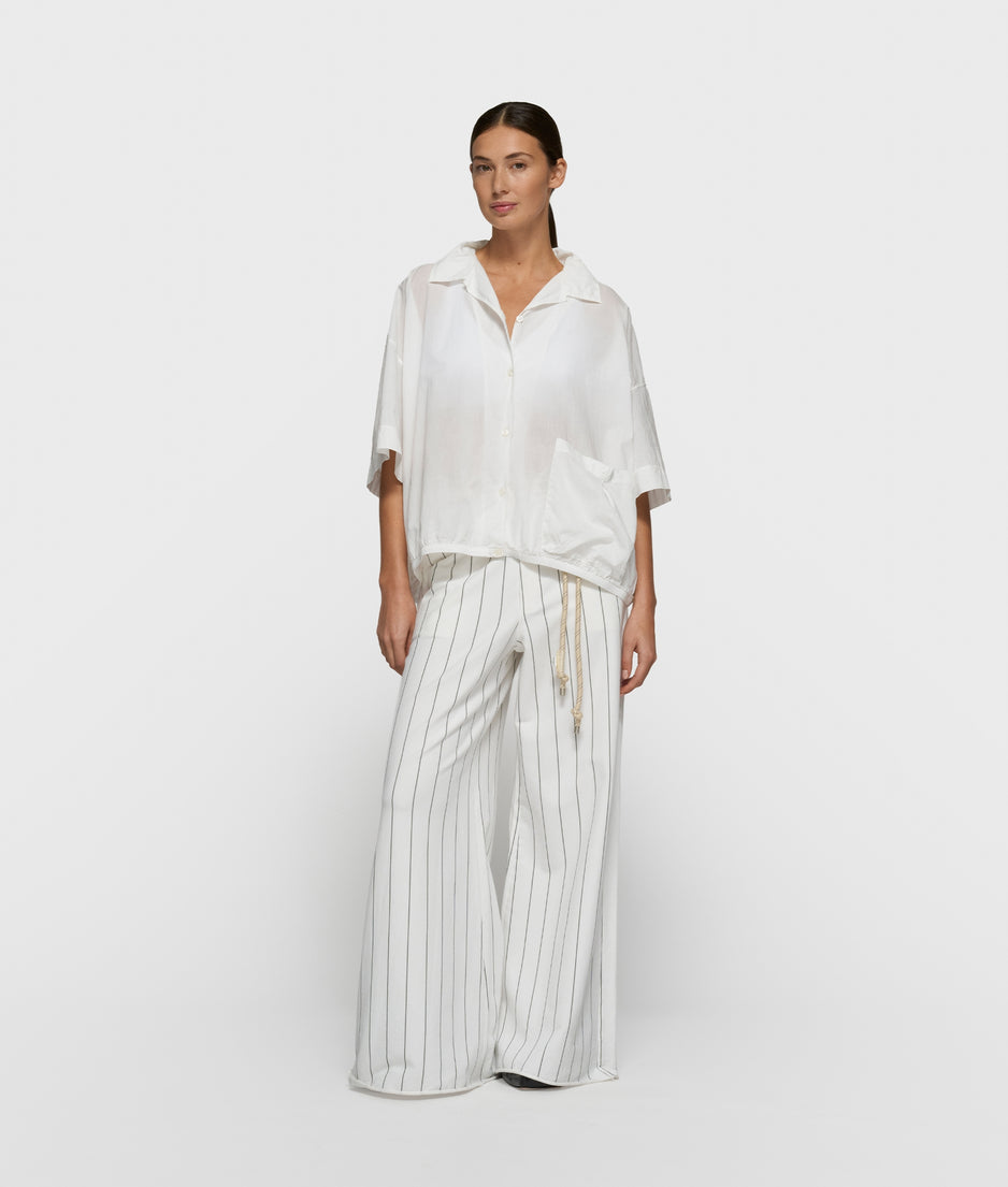 oversized blouse jacket | ecru