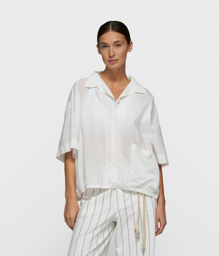 oversized blouse jacket | ecru