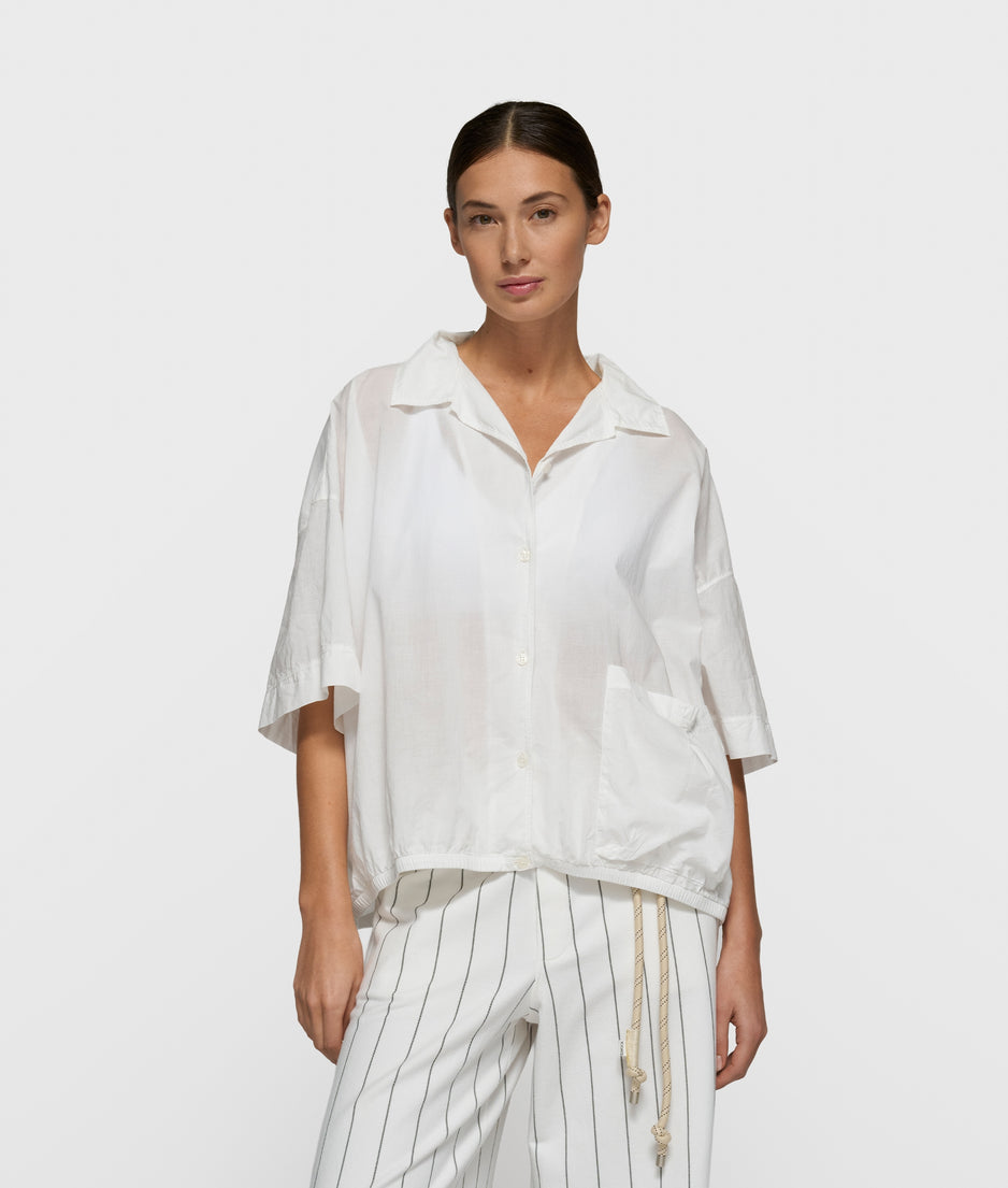 oversized blouse jacket | ecru