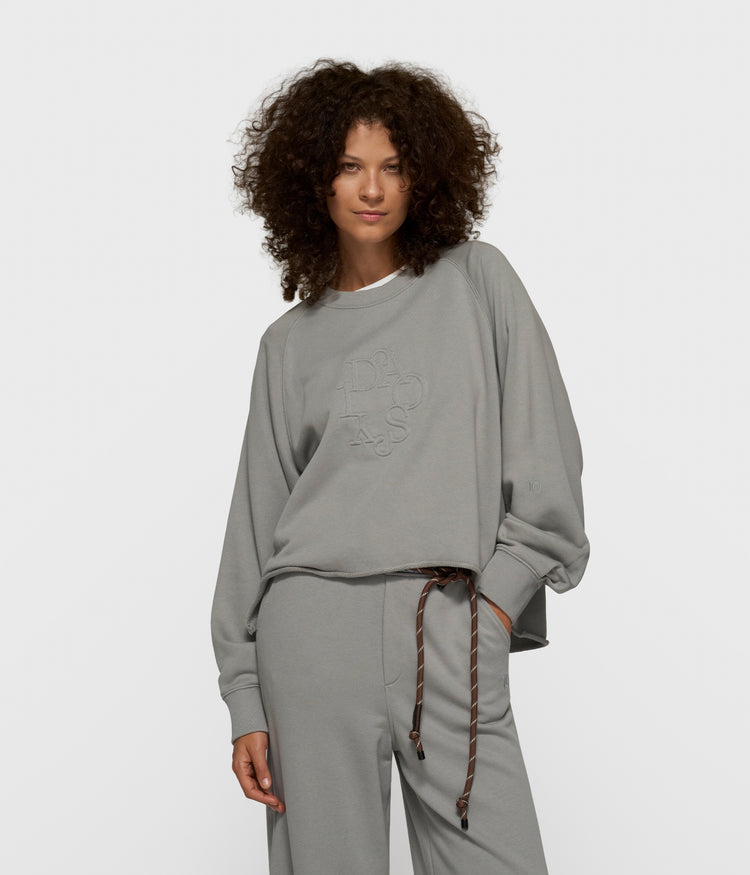 LA sweater curly 10 | light graphite