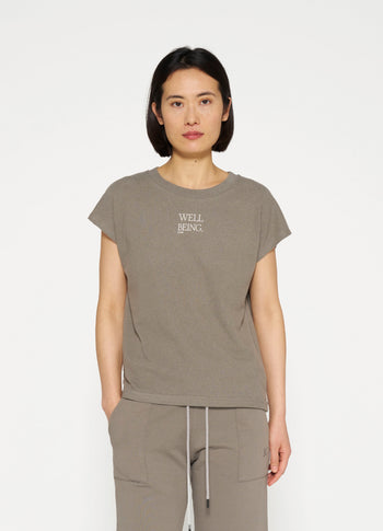 short sleeve tee linen | sage